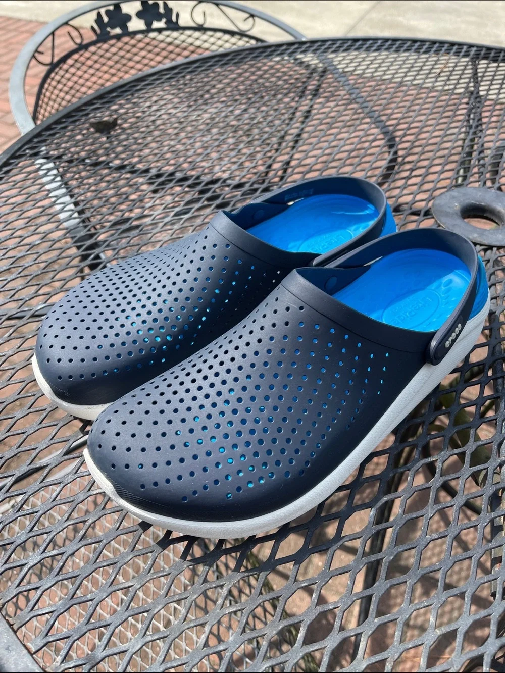 Crocs Literide Clog Navy Blue 204592 Men’s Size 13 Slip-ons Boat Shoes